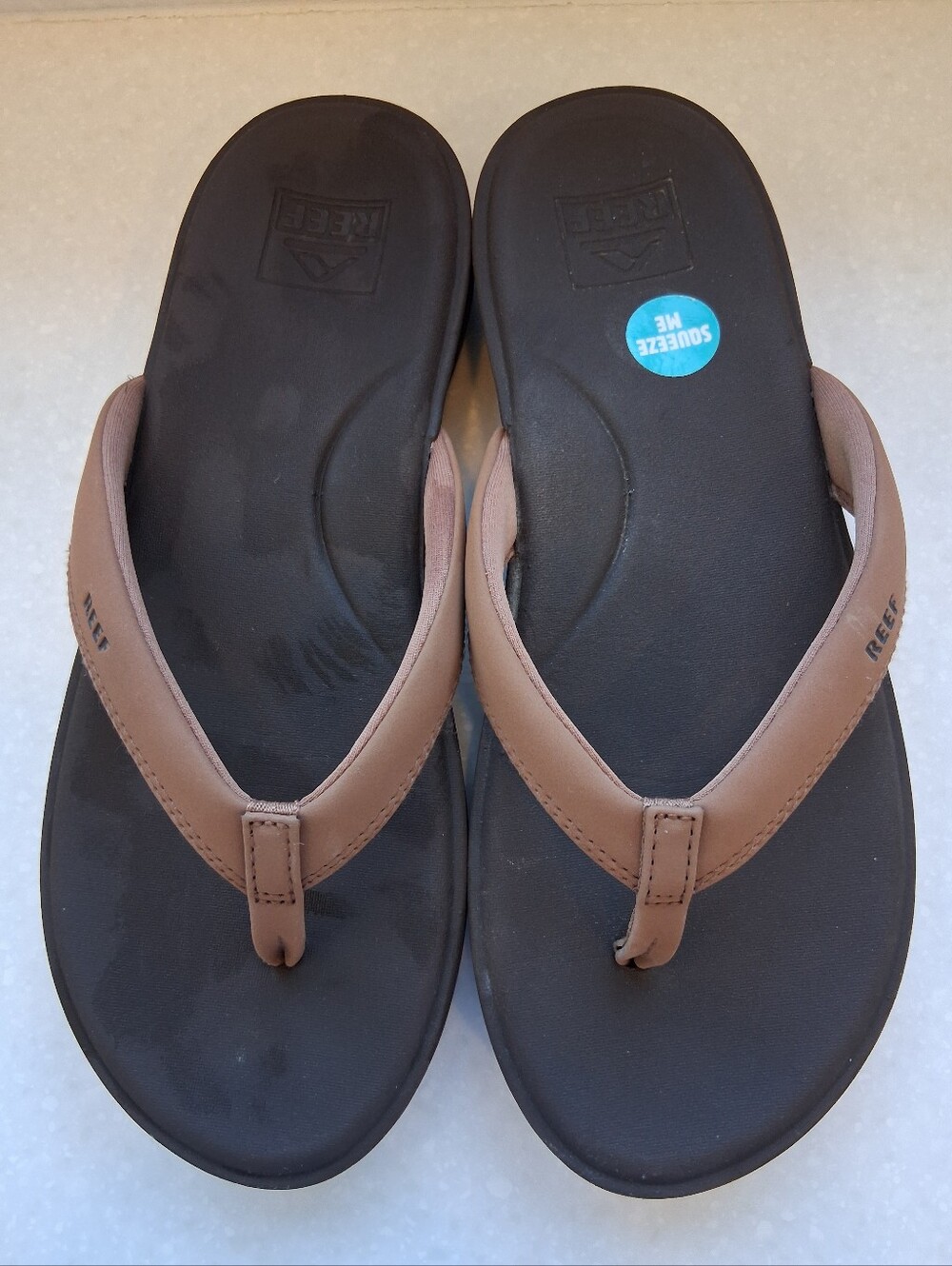 Reef Cushion Cloud Flip-Flop in Espresso Brown Size 8 - Picture 2 of 10